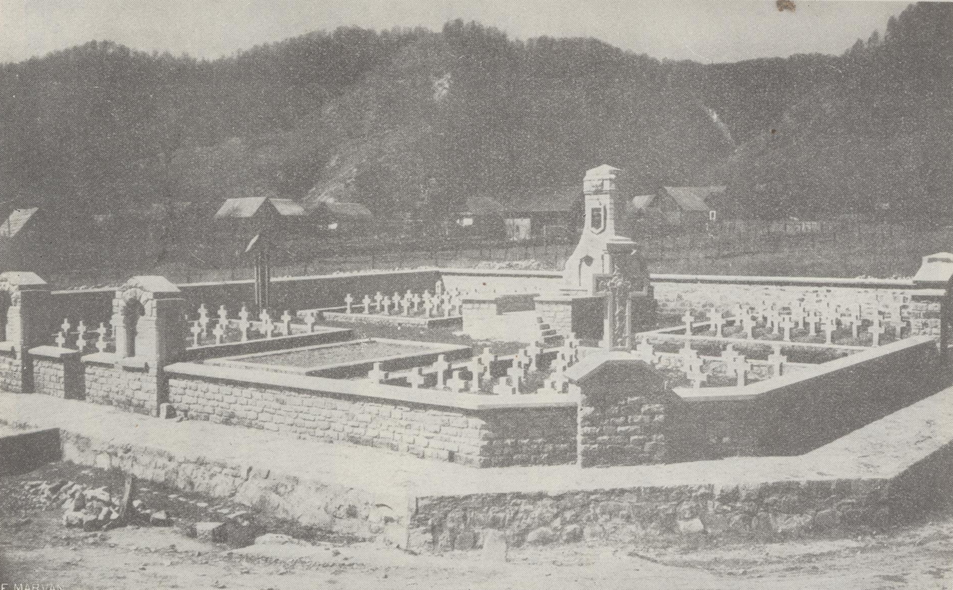 Cimitirul eroilor înainte de inaugurarea din 1930